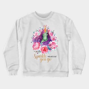 Sparkle wherever you go Crewneck Sweatshirt